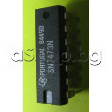 TTL-IC,Flip-Flops Dual J-K Negative-Edge-Triggered Flip-Flops with Clear,0-70°C,14-DIP Texas Instruments