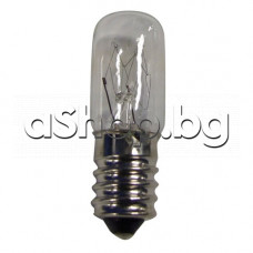 7W/240VAC,Лампа за хладилник с цокъл-E14 за ,d16x48mm,7W-Fridge lamp