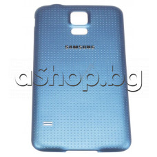 Заден капак кожен (син) за мобилен телефон, Samsung SM-G900F