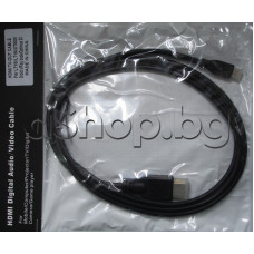Кабел HDMI-A-мъжки куплунг към micro HDMI-D-мъжки куплунг-кат.1-позлатен 1.5м