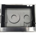 Външно стъкло(inox) 592x470x4mm кк-т с държачи на фурна на готварска печка,AEG BE-7314421M(94418571500)