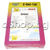 4 бр. тънки от пореста материя Z100m-mikroMAX торби с дебелина 3 мм за прахосмукачка ,Zelmer 919.0SP/5SK,Bosch ZVC-752ZK