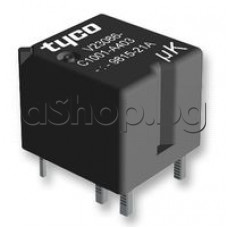 Реле DC 12V/181om,мини реле,12VDC,25A,SPDTx1- конт.гр.НО/НЗ,10.2x13xH10.2mm,5-изв.,TE CONNECTIVITY