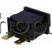 Захранващ ключ-бутон за електро домакински уреди(кафемашини/прахосмукачки) 12A/250VAC,2-пол.2-изв.4.68мм,SPST-NO,черен,Arcoelectric-Bulgin AE-H8300ABAAA