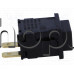 Захранващ ключ-бутон за електро домакински уреди(кафемашини/прахосмукачки) 12A/250VAC,2-пол.2-изв.4.68мм,SPST-NO,черен,Arcoelectric-Bulgin AE-H8300ABAAA