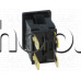 Захранващ ключ за ел.уреди 12A/250VAC,DPST-NO,2-пол.4-изв.4.68мм,черен,Arcoelectric-Bulgin