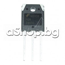 N-chan.,Power MOSFET,500V,24A,290W,<230mOm(18A),TO-247,FQA24N50