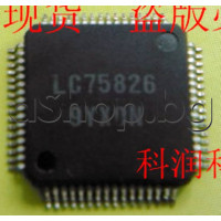 IC,LC75826WH-US-E,LCD driver 1/4 duty with up to 208 segments,64-LQFP