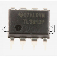 IC,Current mode PWM Controller,DC/DC converter boost,0..30V,1A,500kHz,0....+70°,8-DIP,Texas Instr.TL3842P