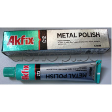Полираща паста Akfix C12 50gr.е подходяща за финна обработка и полиране на материали като злато, сребро, мед, хром, бронз, алуминий, платина.