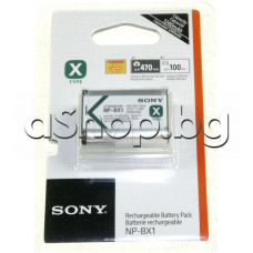 Батерия li-ion  NP-BX1, 3.6V/1240mAh/4.5Wh за цифр.видеокамера,Sony HDR-AS100