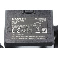 Адаптор (AC-E1525M)EU2,100-240VAC/1.8A->15VDC/2.5A,Sony