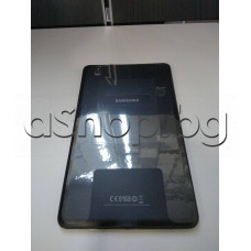 Заден капак (кожен) - black за таблет, Samsung SM-T325