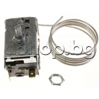 Термостат за  хладилник с фризер ,осезател - 1.4м, 2-изв.x 6.35mm ,077B6189 Danfoss ,K59-L4160 Ranco, Indesit RA24SFR,Ariston,Whirlpool