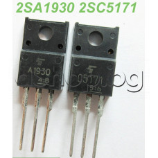 Si-N,180/180V,2A,20W,200Mhz,TO-220F Toshiba,C5171