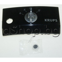Преден панел черен к-т ключ  с бутон за у-ние на кафемашина,Krups XP-521030/1P3