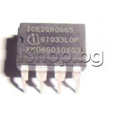 IC,High perf.resonnat mode controller,High volt.drivers-600V,8-DIP ICE2QR0665XKLA1 Infineon