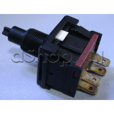 Захранващ ключ-бутон 250VAC/6(2)A,двуполюсен,24x28x51мм,4-изв.4,68мм,MD-402YFF Metalflex