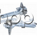 Комплект панти 2 бр. за хладилник за вграждане,Bosch KIK2432/01,Siemens KI25R01IE/01 ,Miele,Neff K6510X0/02