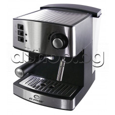 Кафемашина за еспресо -с крема диск,чай-капучино,15bar,230VAC/1050W,Elekom EK-207