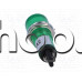 Глим лампа-неонова плоска 230VAC,d10x37.5mm за монтаж на панел с гайка,зелен балон,Ninigi NI-1GN
