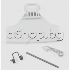 Ключалка к-т бяла  за люк на авт.пералня,Zanussi FA-523VARIO(91425104600)