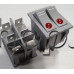 Двоен ключ за маслен радиатор 2pol.16A/250VAC,2-секции,6-изв.x6.35mm,22x30x31mm,свет.точка,Tesy,De Longhi и др.