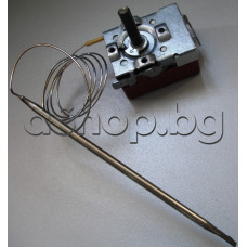 Терморегулатор-капилярен за фритюрник и др.  20(4)A/250VAC,50-190°C,2-изв.6.35mm+осезател 120mm,MMG Hungary
