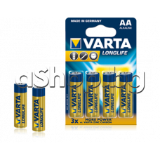 R6,AA,1.5V,Алкална батерия с подобрен капацитет,Varta Longlife