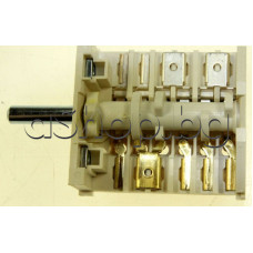 Ключ 6CH/281 C78,16A/250VAC,12-изв.по 6.35мм за фурната на готварска печка,Siltal 6004 Multi/G,Bosch,Siemens