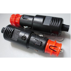 Мъжки куплунг за запалка в автомобил 12-24VDC с/без протектор ,усилен за монтаж на кабел със запояване