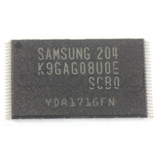 IC,Nand flash,MOS,16Gbit,2Gx8 Bit,3.3V,48-TSSOP1,Samsung K9GAG08U0E-SCB0