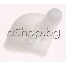 Пластмасова панта-лява тип пета, бяла за врата на хладилник,Indesit TAA-12(81773480501),Ariston, Whirlppol