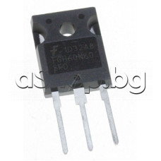 IGBT-N field stop,600V,120A,600W,Tf=33/65nS (125°C),-55..+175°C ,TO-247,Fairchild FGH60N60SFDTU-F085,code: FGH60N60SFD