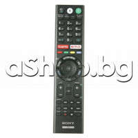 ДУ RMF-TX310E (Google Play,Netflix) с меню и  микрофон за  LCD телевизор,SONY KD-49XF9005,KD-55XF7596