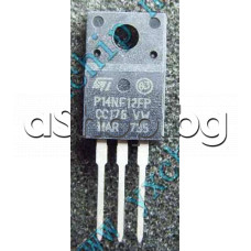 V-MOS-N-FET,120V,14A,30W,<0.16om(7A),TO-220F,P14NF12 STM