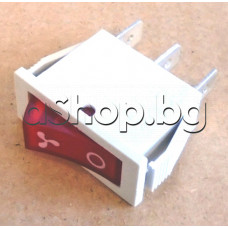 Ключ-вентилатор  16A/250VAC ,ON/OFF за  конвектор,Tesy CN-204 ZF
