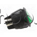 Кобиличен микроключ за панел,250VAC/10A,On/Off,d20.2x15 мм,4-изв.2x4.8mm,2-пол.Off-On,зелен с малка лампа