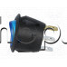 Кобиличен микроключ за панел,250VAC/10A,кръгъл d20.2x15 мм,3-изв.x4.8mm,SPST 2-пол.Off-On,син светещ