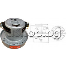 Мотор-агрегат ML22140B за прахосмукачка 220VAC/50-60Hz/1400W,d130x33/H115mm,VCM 11ME66