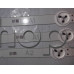 Светодиодна лента к-т 3 бр.630mm(2xA1+1xA2)за подсветка на LCD(LC320DUE-ABFR1) телевизор,LG 32LN5536B-ZB