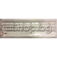 Светодиодна лента к-т 3(2A+1B)бр.x590mm за подсветка на LCD(LC320DUE-FGA3/4) телевизор,LG 32LB5610-ZC