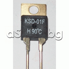 Термостат-микроключ за 90°C,НО-контакт,250VAC/24VDC-1.5A,TO-220/2,KSD-01F series