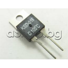 Термостат-микроключ за 105°C,НЗ-контакт,250VAC/24VDC-1.5A,TO-220/2,KSD-01F series