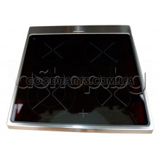 Стъклен плот с рамка за 4 плочи от готварска печка,Gorenje EC-67320BX(357453)