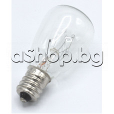 Лампа за хладилник 10W/120VAC с цокъл-E12 за  -30°...0°C ,bulb d26x48mm,WING WAH for Gorenje ,Sharp ,Whirlpool