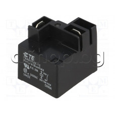 Реле електромагнитно DC12V,144om,240VAC 30A,H28x27x32.5mm,SPST-NO,1-к.гр.(НО),4-изв.+2x6.35mm,T9A Series TE Connectivity T9AS1D22-12