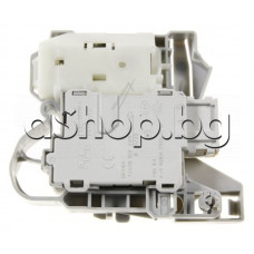 Електрическа ключалка DKS10620 RoLd 250VAC/16A за блокиране на люка на автоматична пералня,с 3-изв.x 6.35mm,AEG L7FE84CS,Electrolux EWF1407MES