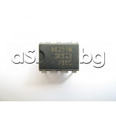 Switch,85-264VAC/5W,230VAC/Vdss=650V,Il=2.5A,Fsw=50kHz,7/8-DIP,SanKen ,code :A6251M