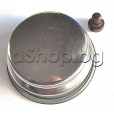 Цедка-филтър 2-дози (d60/68xH29mm) с двойно дъно за ръкохватка на кафемашина,Ariete,Gaggia ,Saeco,De Longhi,Brasilia Club